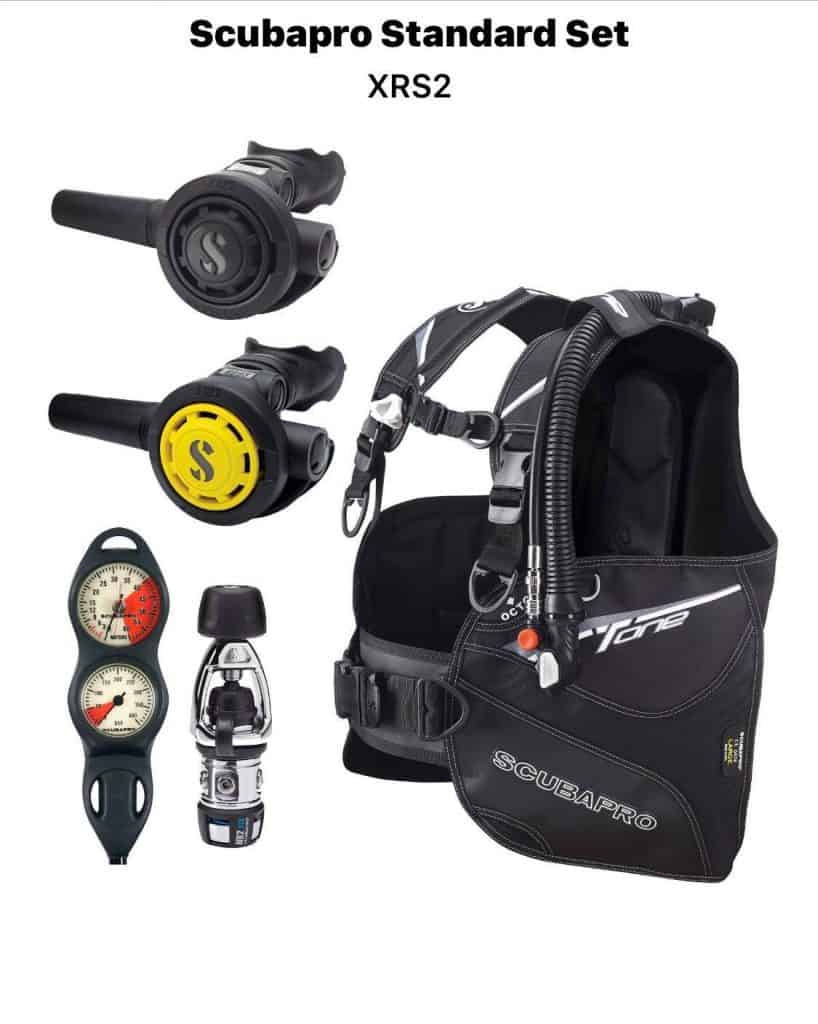 Scubapro BCD & Regulator Set Dive Station Pattaya