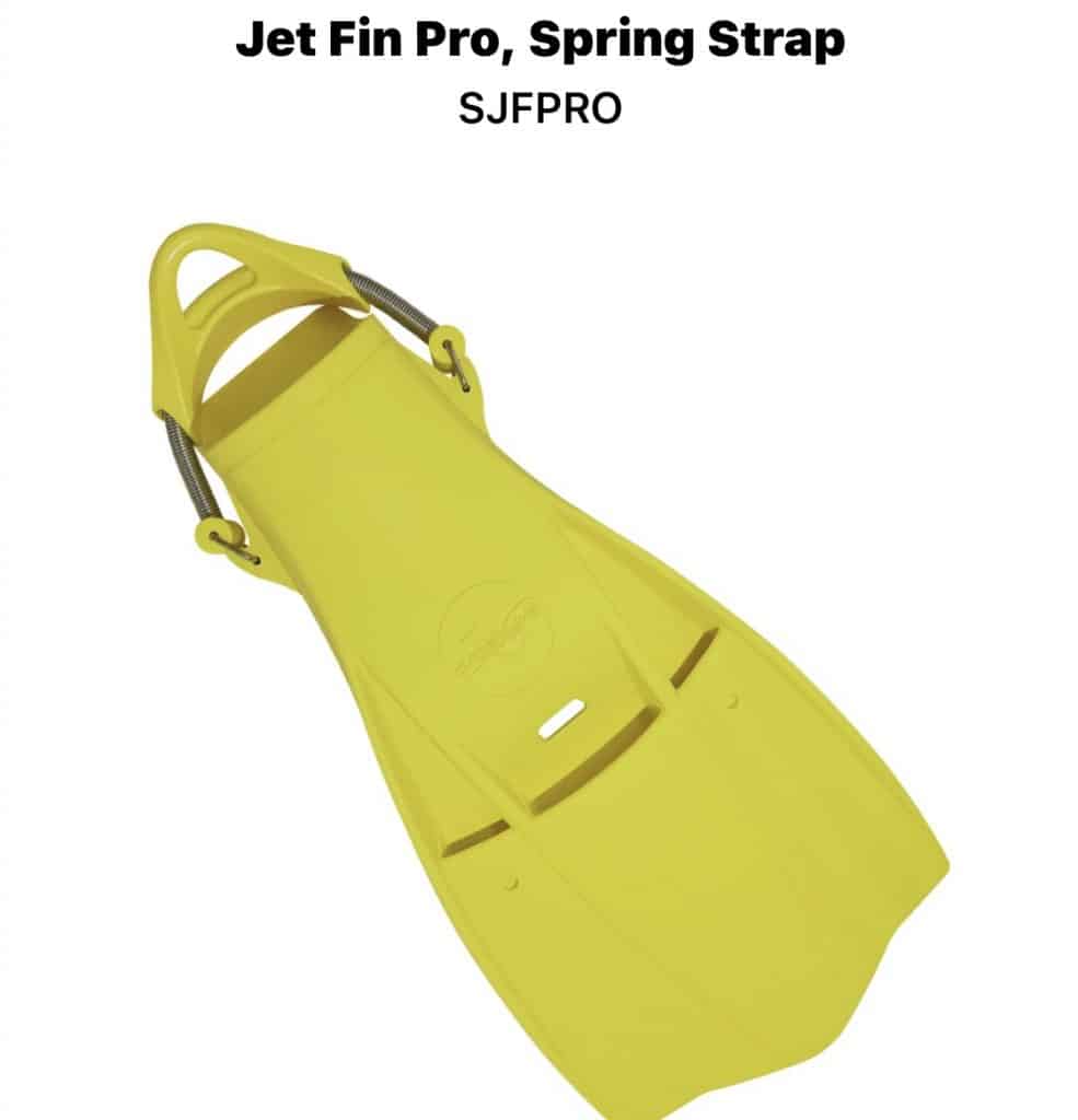 Scubapro Jet Fin Pro Spring Strap Dive Station Pattaya