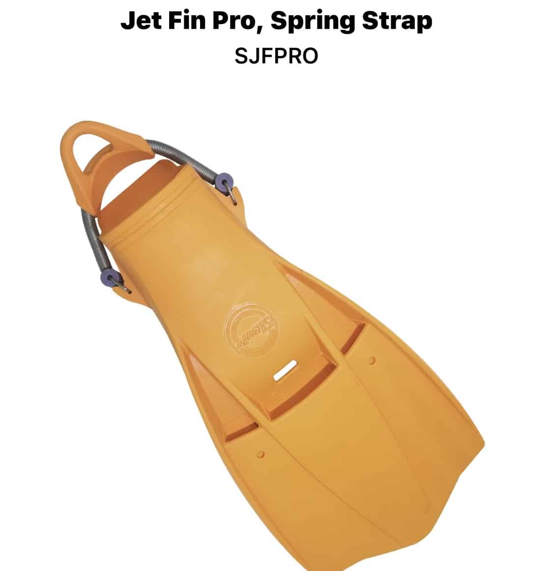 Scubapro Jet Fin Pro Spring Strap Dive Station Pattaya